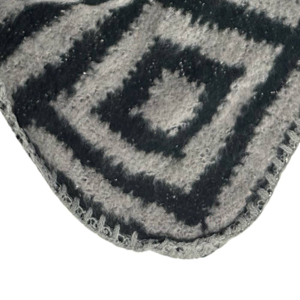 Schal Nina Arctic Schwarz-Grau