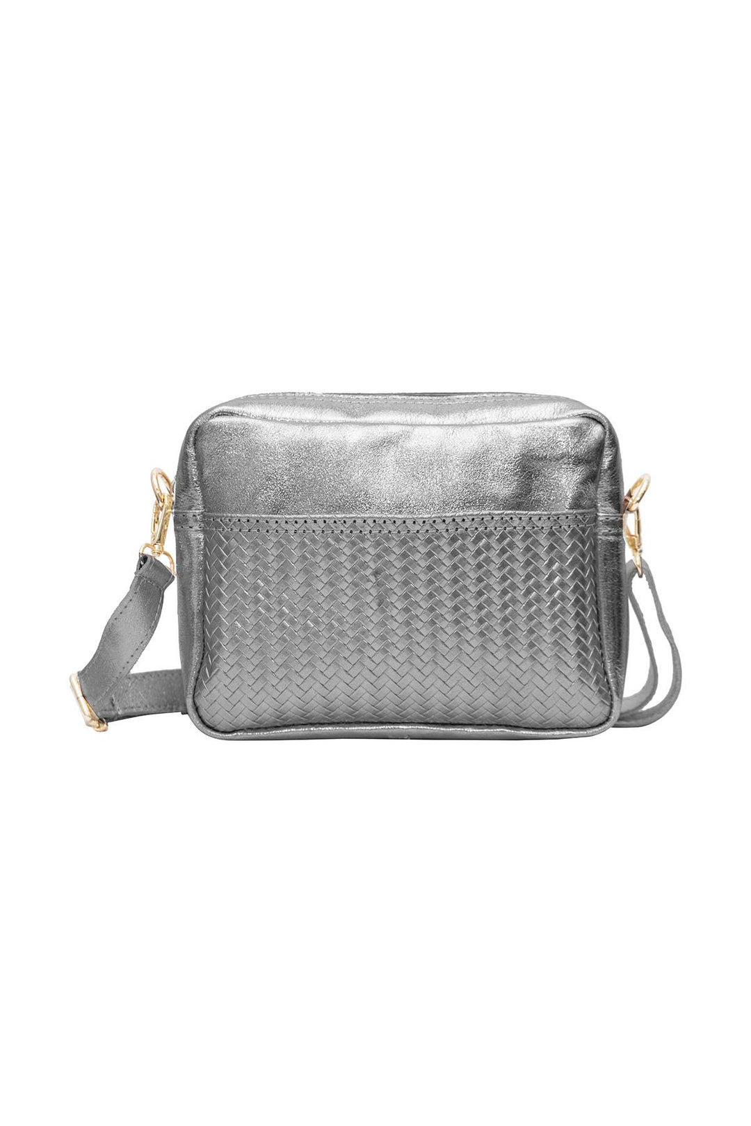 Tea Ledertasche Silber
