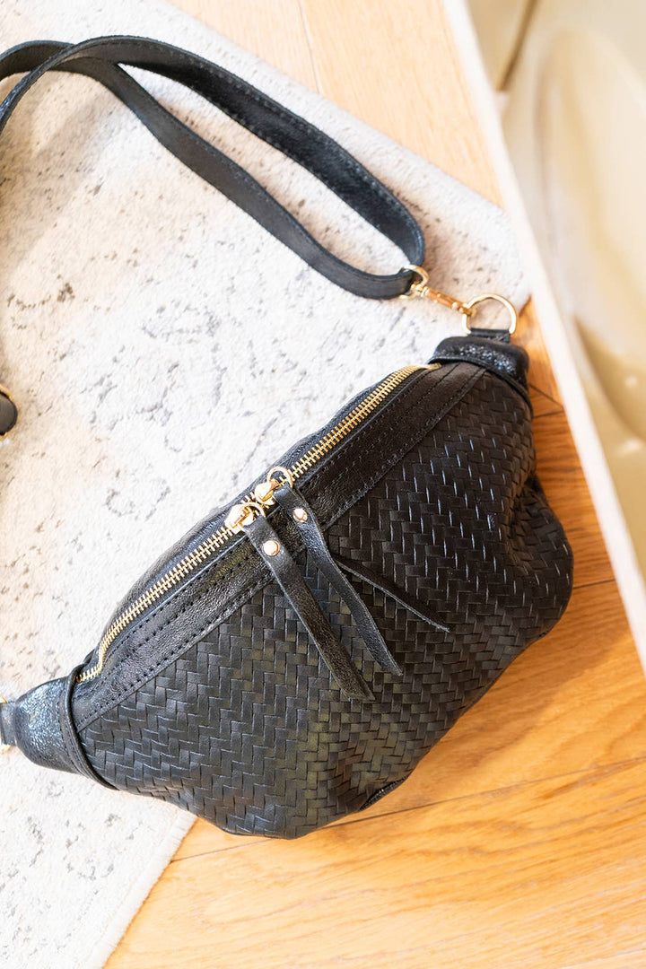 Ledertasche Scarlett Schwarz