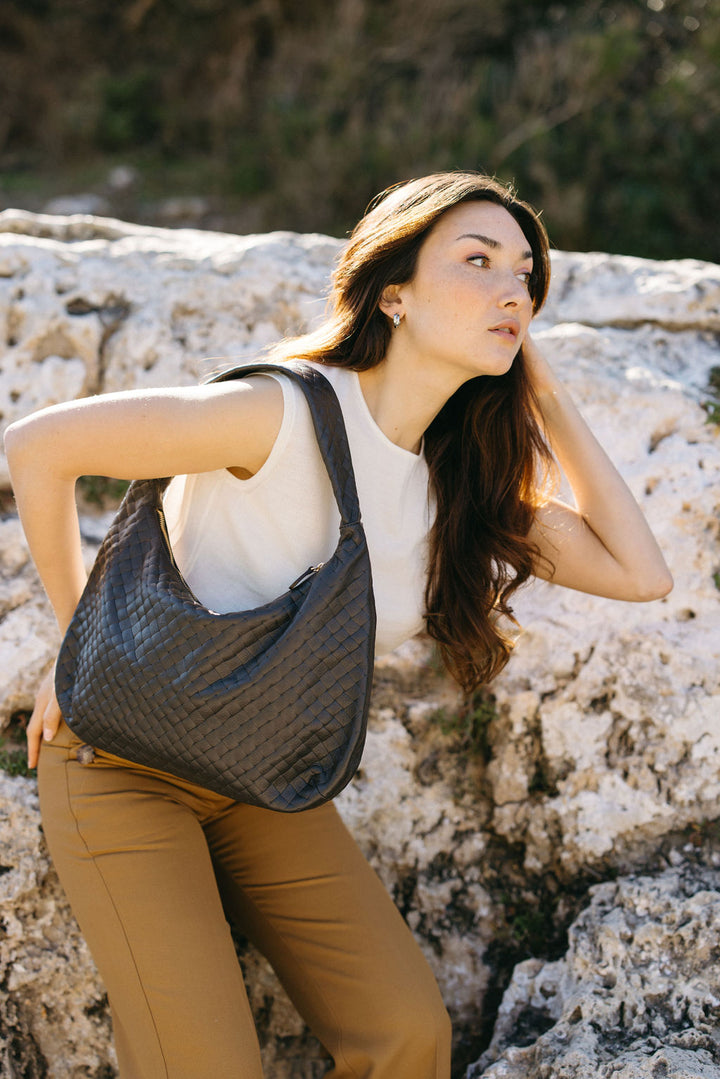 Chiara Ledertasche Dark Espresso
