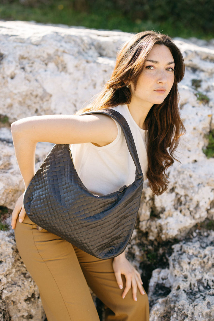 Chiara Ledertasche Dark Espresso