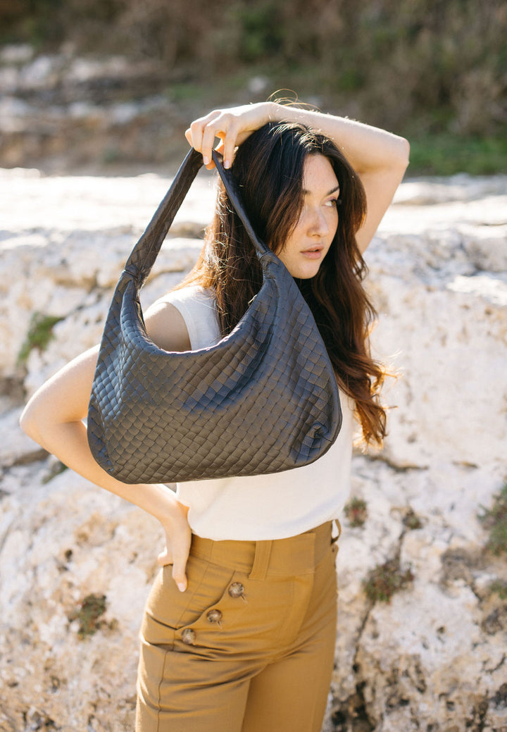 Chiara Ledertasche Dark Espresso