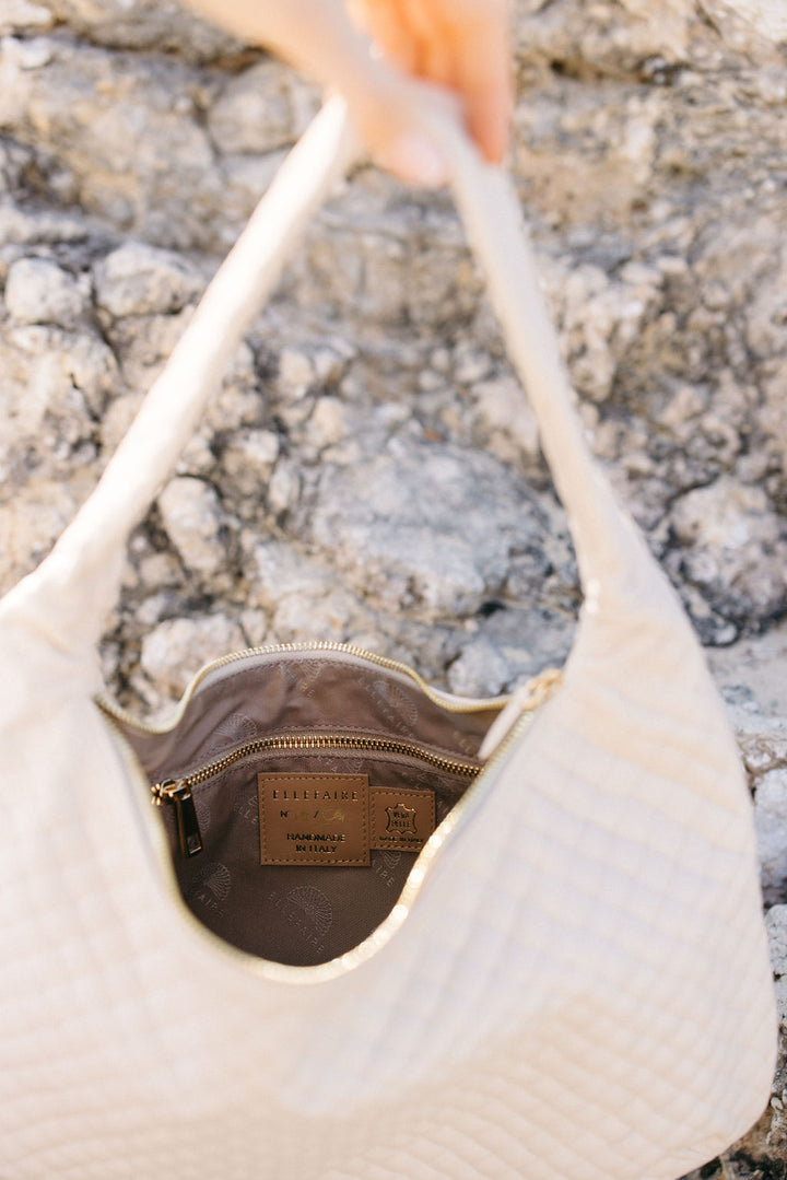 Chiara Ledertasche Crema