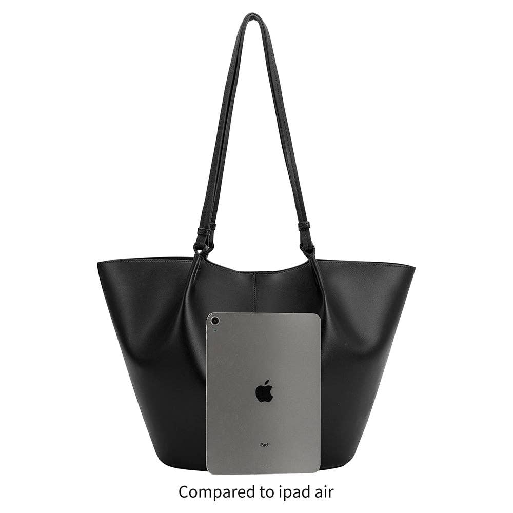 Lydia Saddle recycelte vegane Schultertasche
