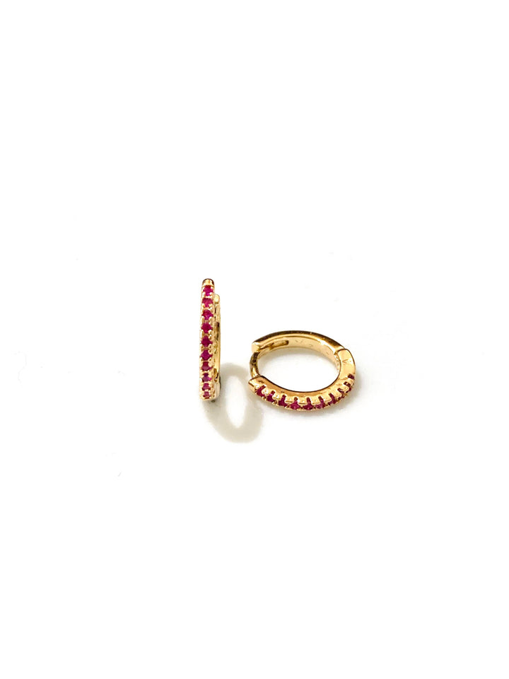 Rosa Zoe Hoops Gold