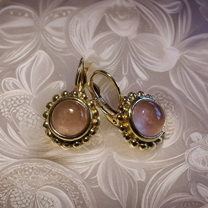 Pink Sand Mary Crystal Ohrringe
