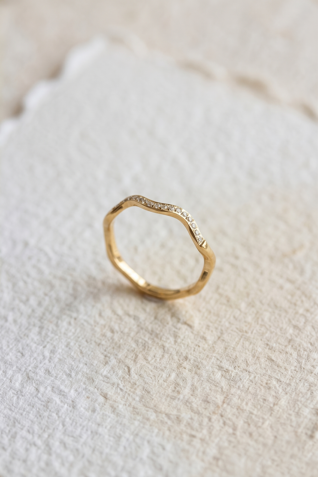 Pavé-Wave Ring