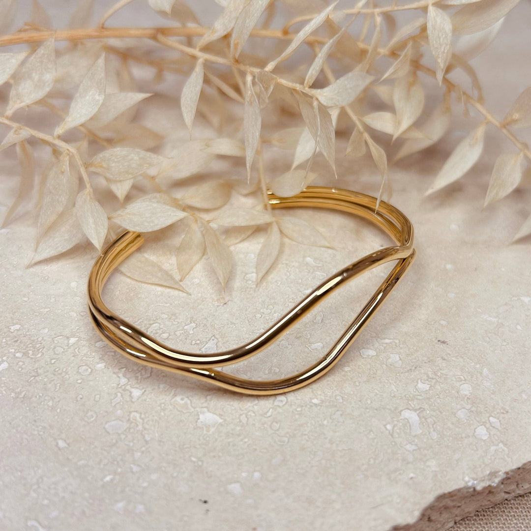 Jana goldenes Abstraktes Armband