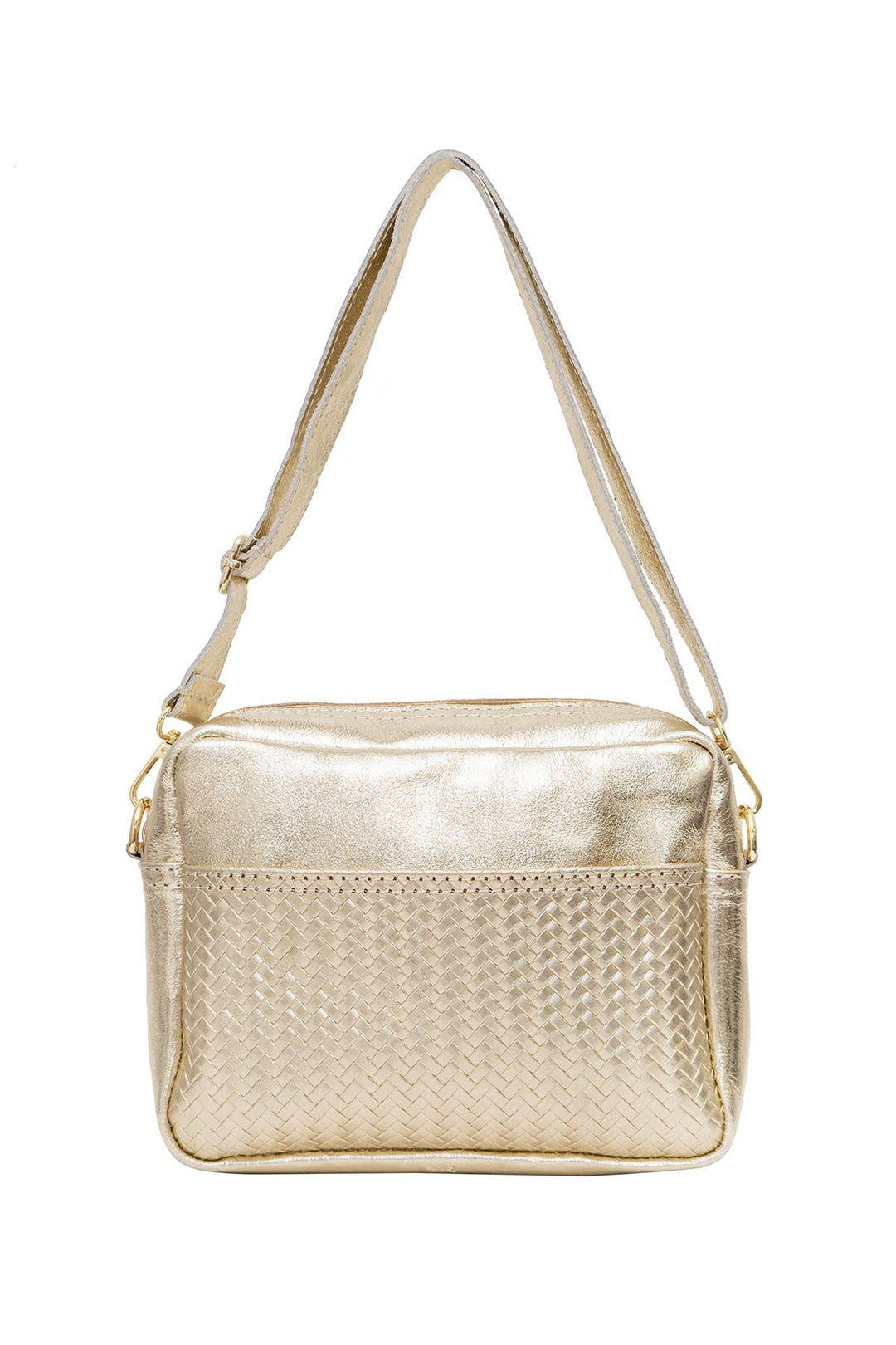 Tea Ledertasche Gold