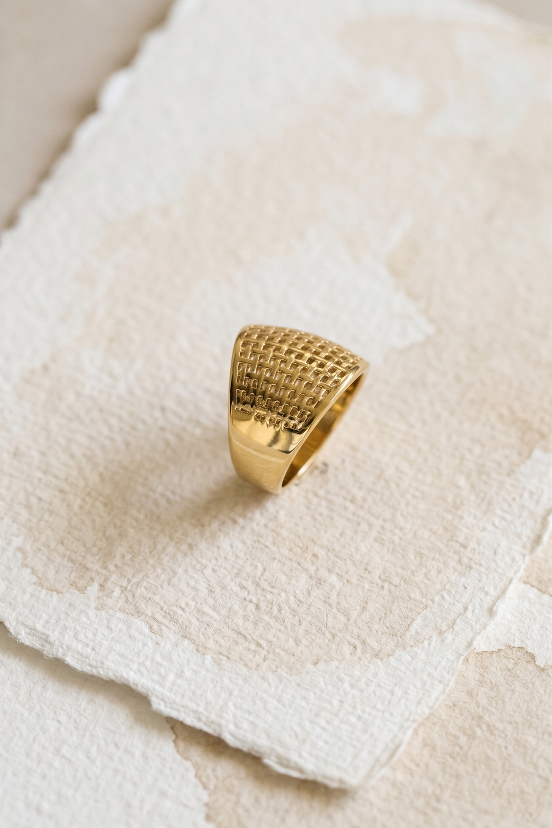Geflochtener Statement‑Ring