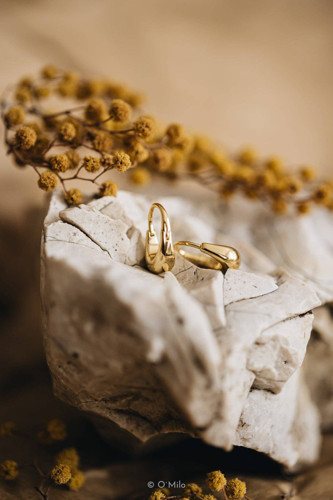 Regentropfen Creolen Delia Silber