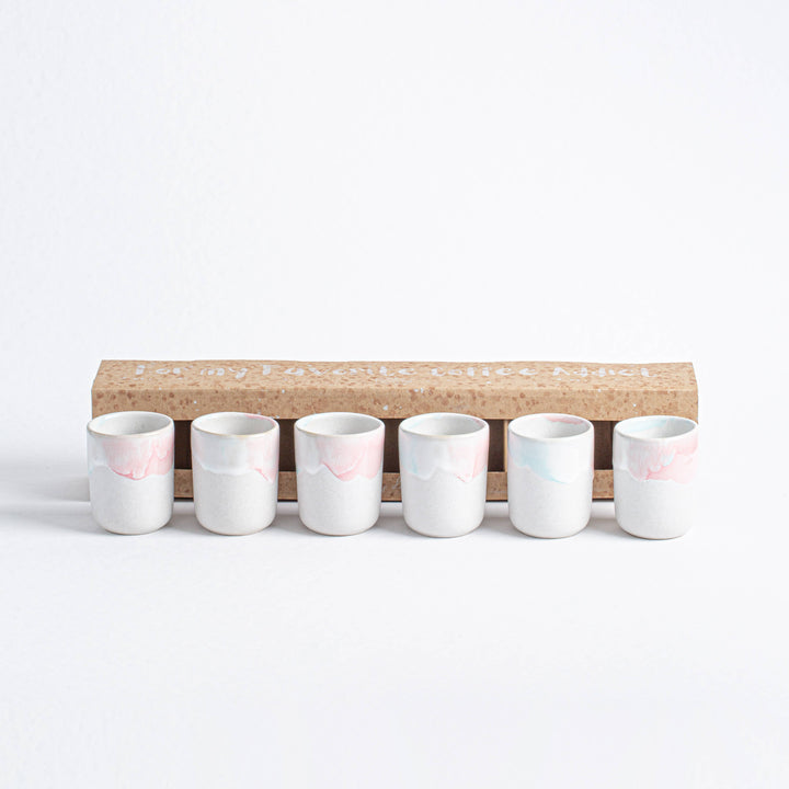 Frozen Ice Cream Espresso Coffee Cups 50ml - Gift Set of 6