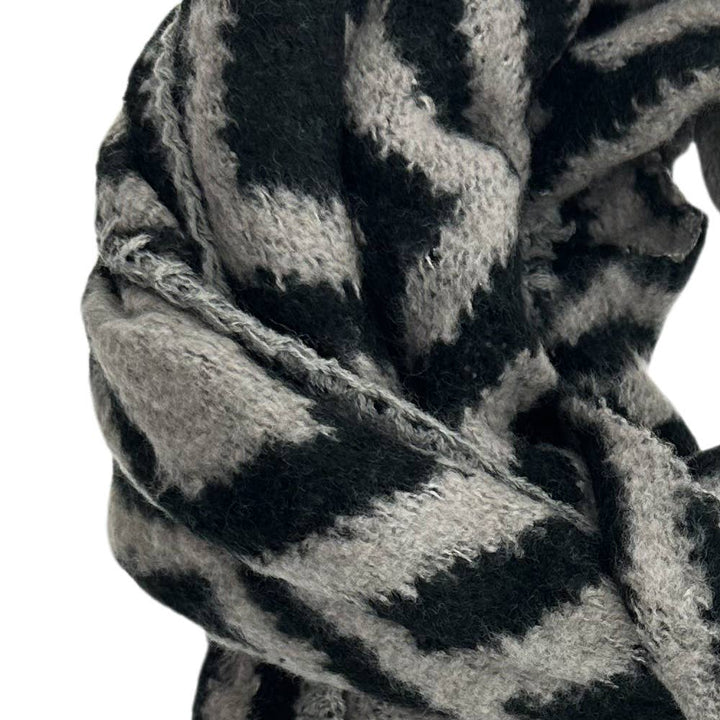 Schal Nina Arctic Schwarz-Grau