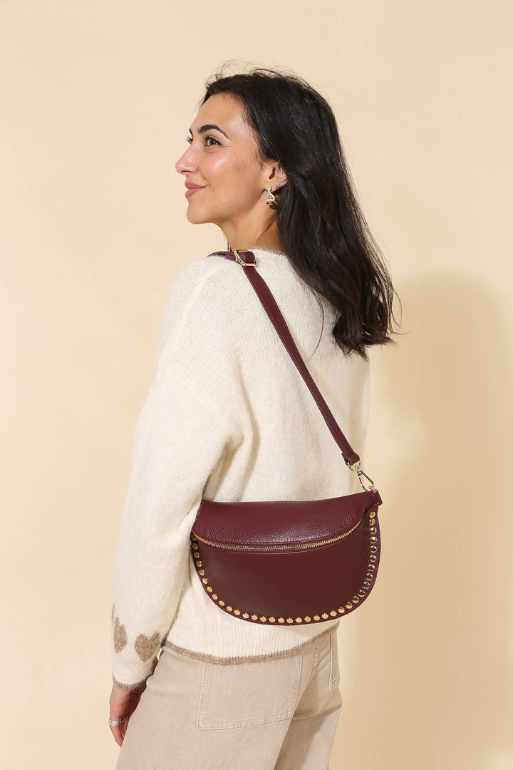 Ledertasche Beatrice Bordeaux