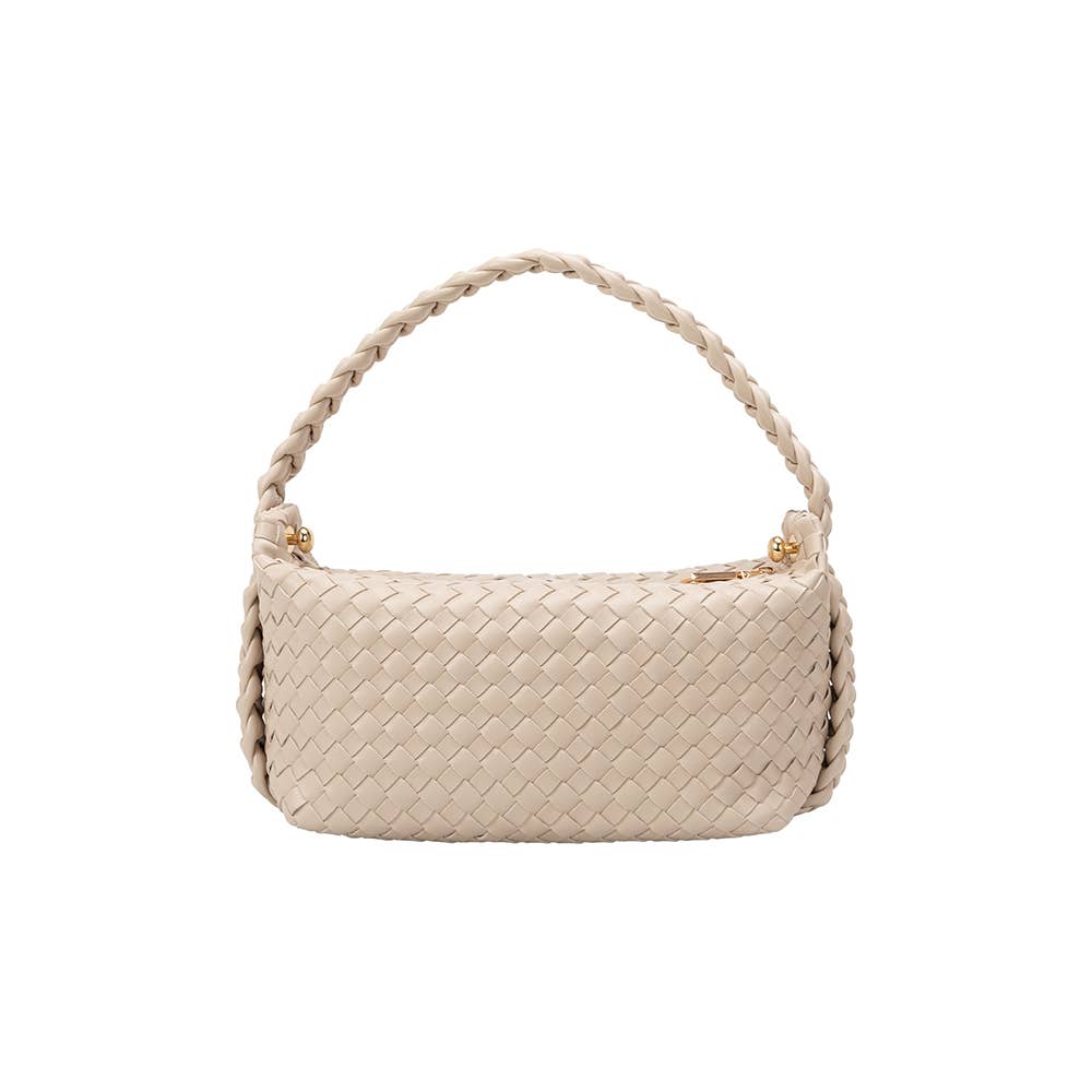 Melie Bianco Alma Ivory Henkeltasche aus recyceltem veganem Material
