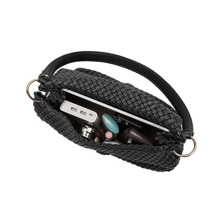 Melie Bianco  Natalia Olive recycelte vegane Schultertasche
