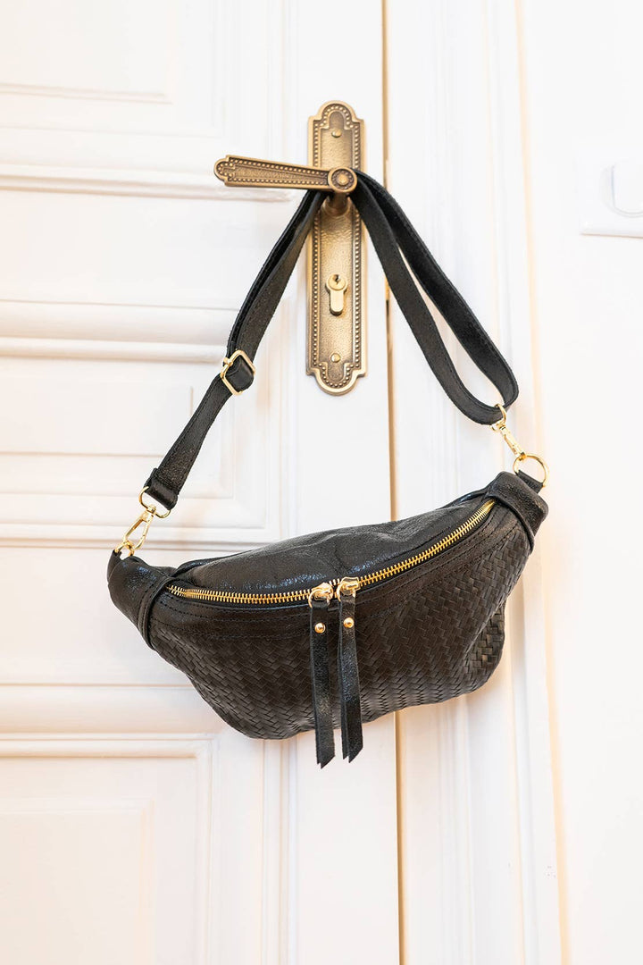Ledertasche Scarlett Schwarz