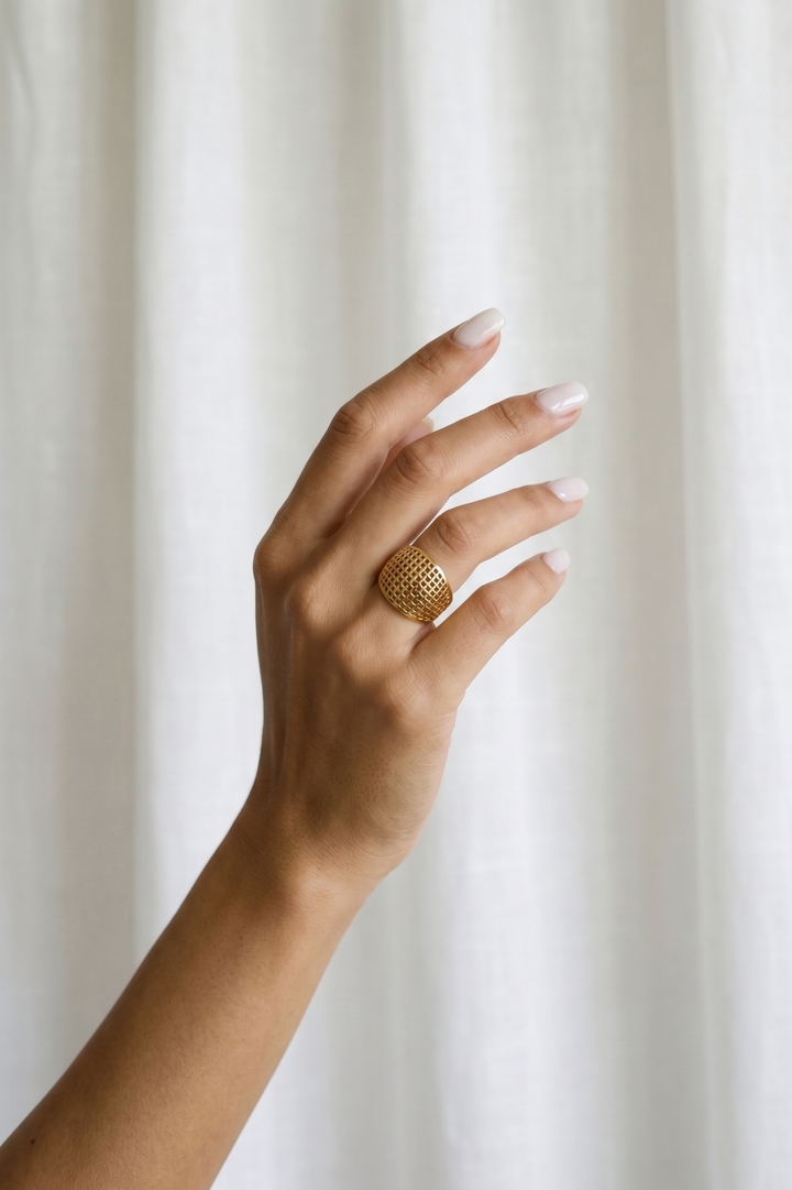 Geflochtener Statement‑Ring