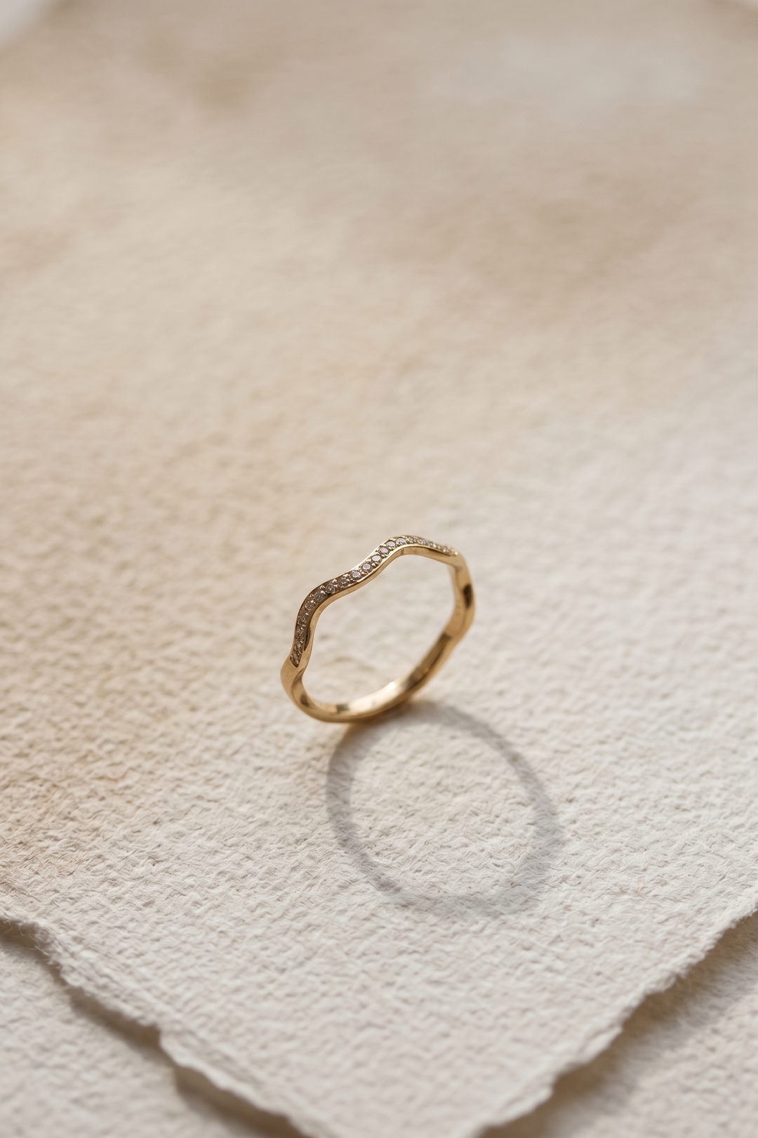 Pavé-Wave Ring