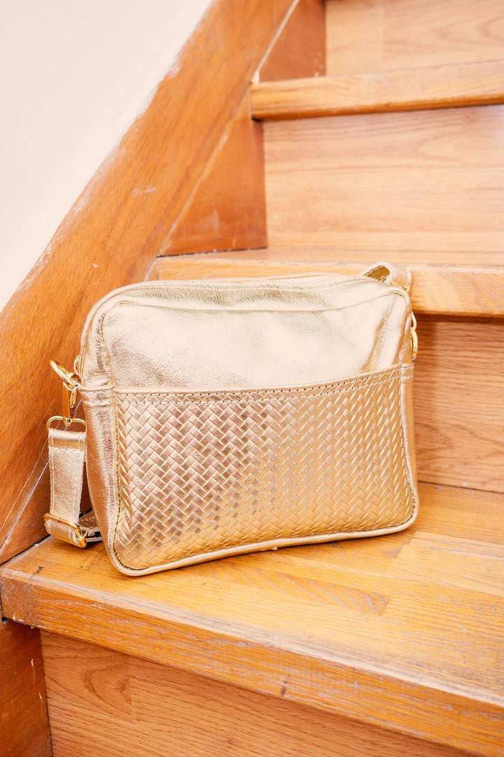 Tea Ledertasche Gold