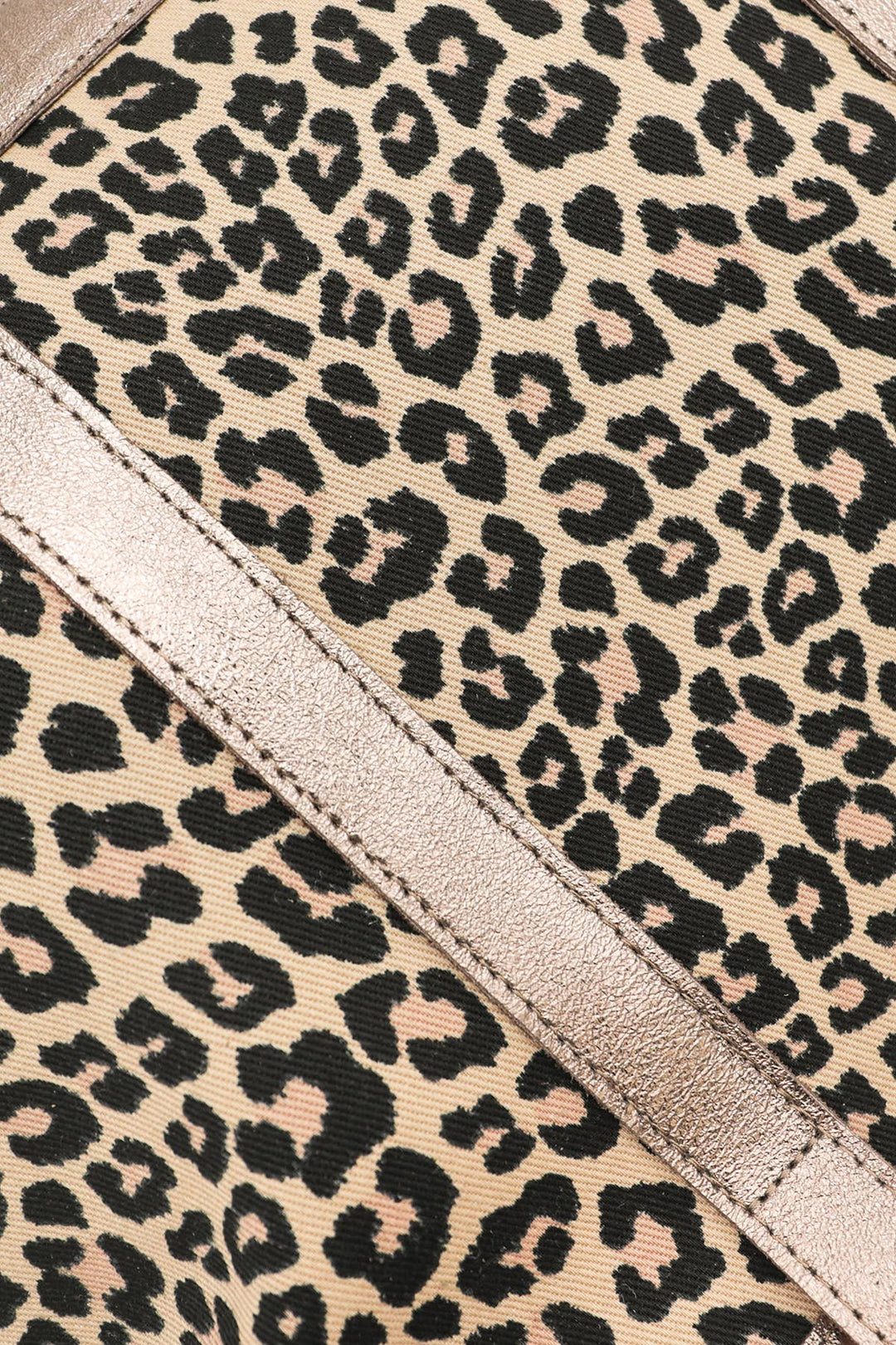 SATINE LEOPARD Bag - 4133B: Taupe
