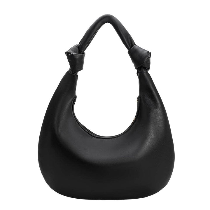 Melia Bianco Stella Black XL recycelte vegane Schultertasche