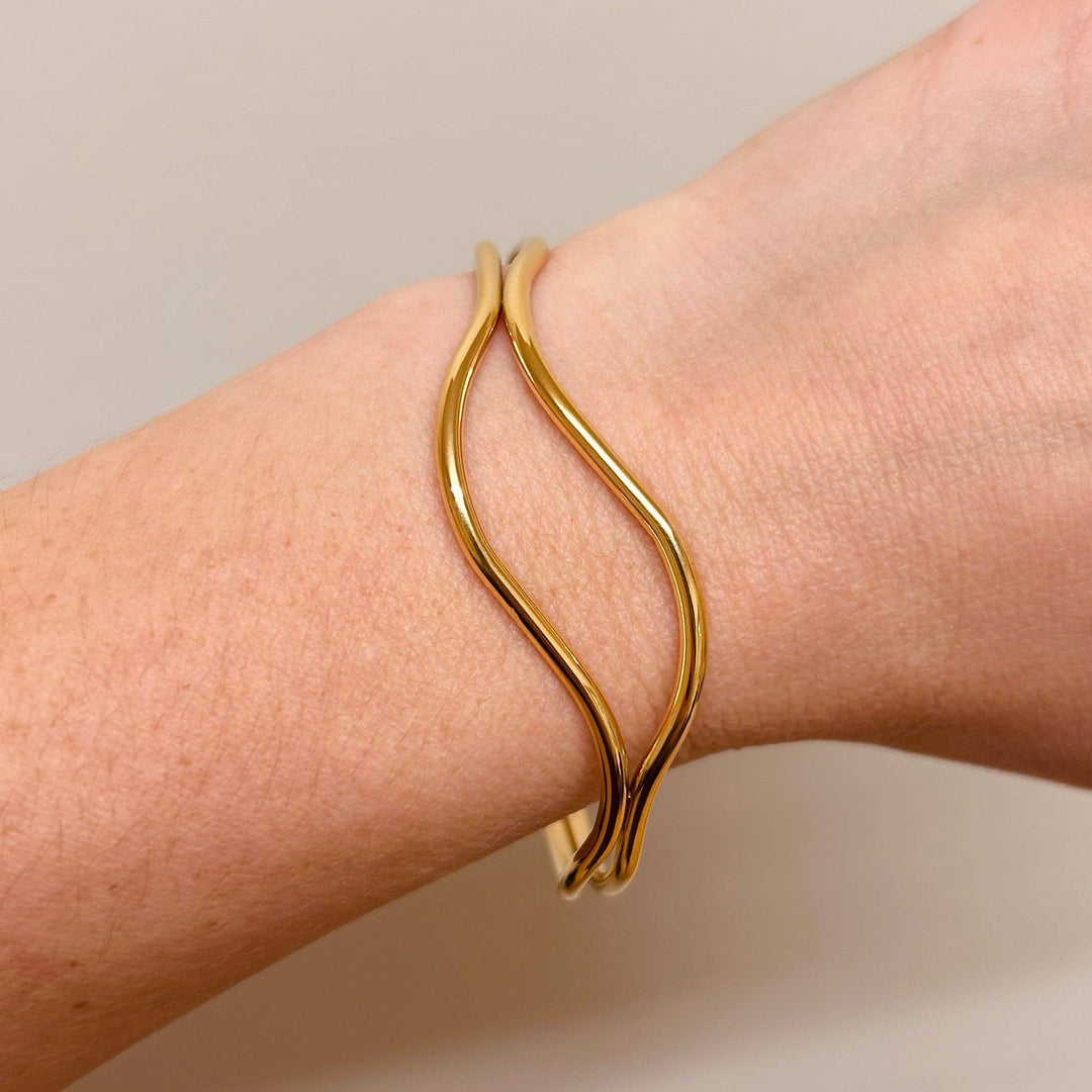 Jana goldenes Abstraktes Armband