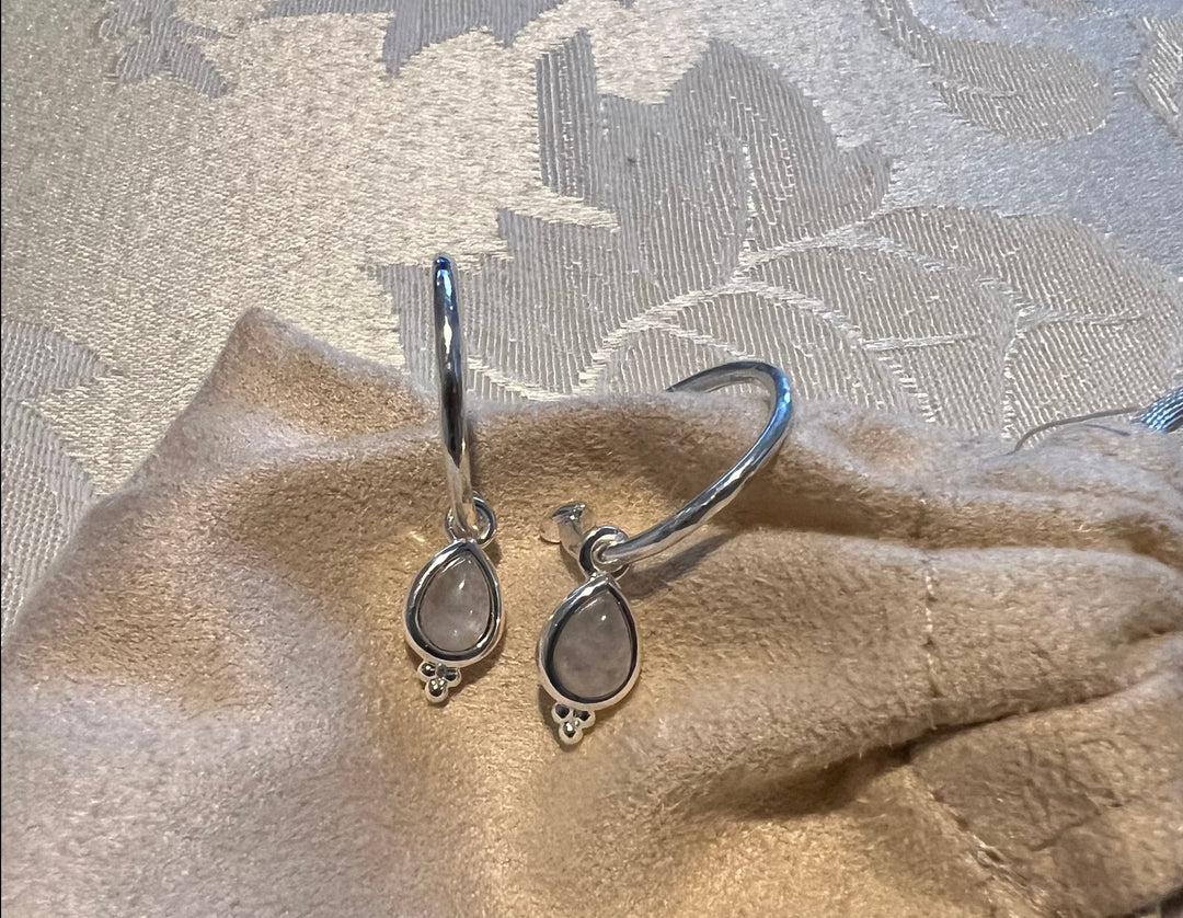 Pandora moonstone earrings discount