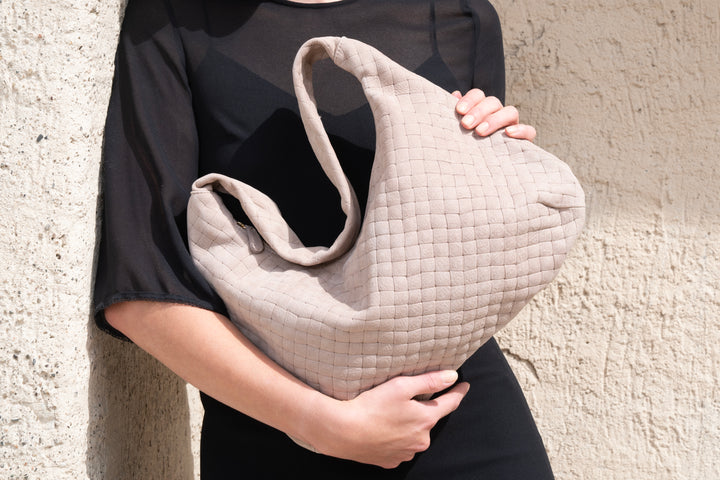 Chiara Ledertasche Wildleder Malva