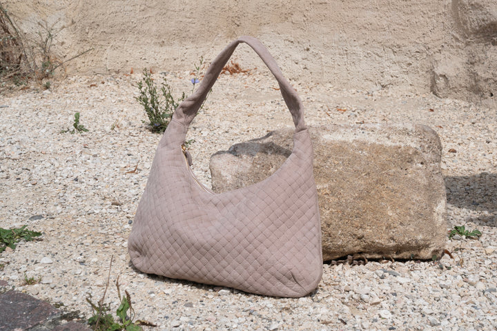 Chiara Ledertasche Wildleder Malva