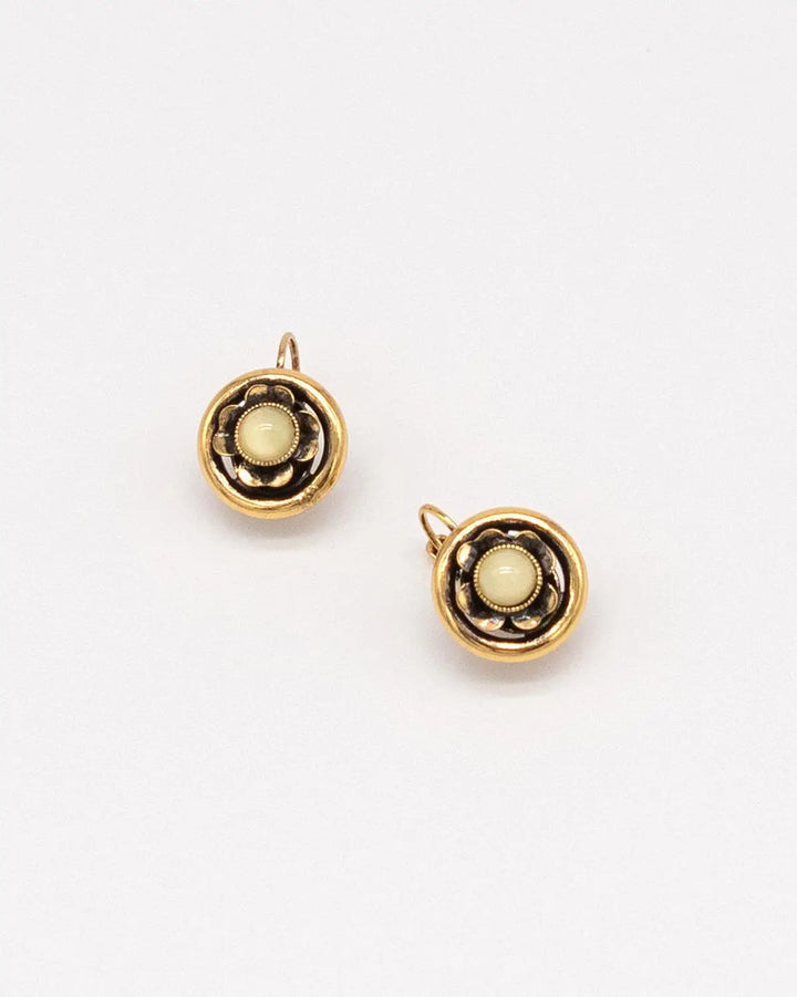 Fiore Gold handgemachte Ohrringe