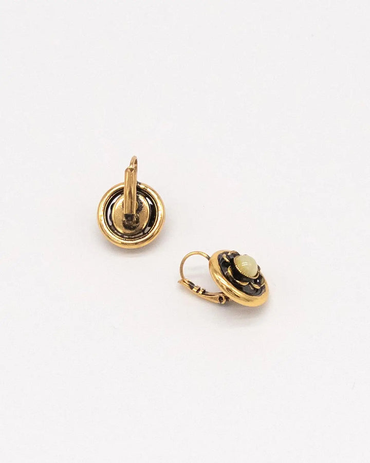 Fiore Gold handgemachte Ohrringe