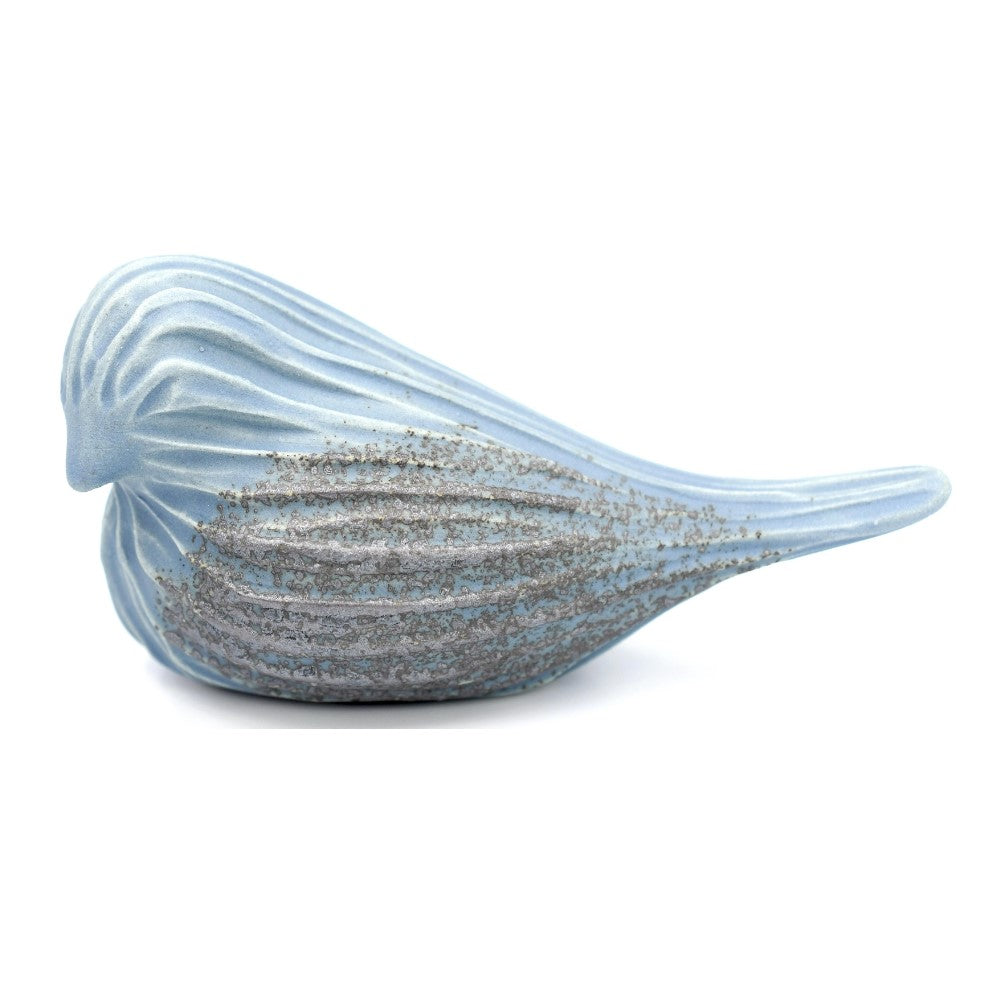 Mini Bird Blue aus handgemachter Keramik