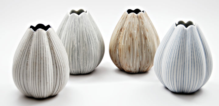 Mini Champa Agua Knospenvase aus Porzellankeramik