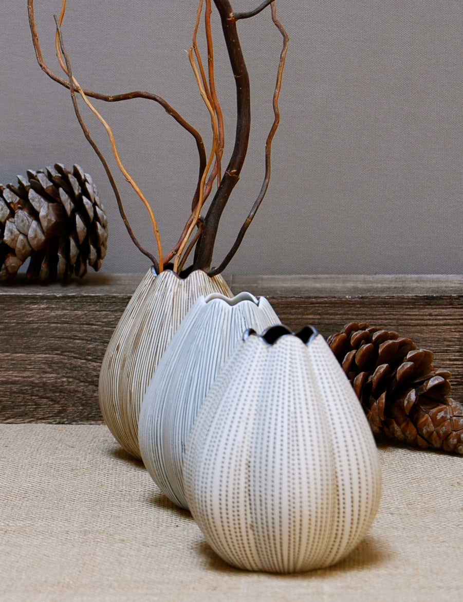 Mini Champa Agua Knospenvase aus Porzellankeramik