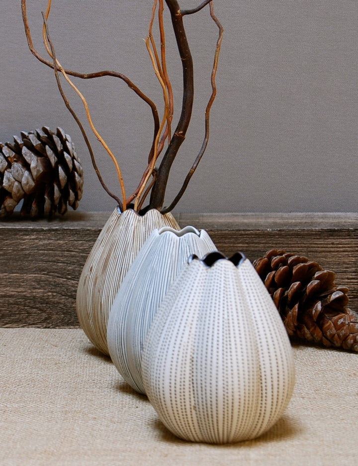 Mini Champa Agua Knospenvase aus Porzellankeramik