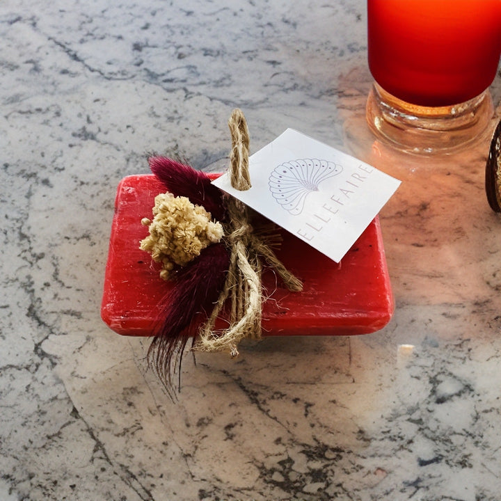 Ellefaire vegane Seife Red Beauty