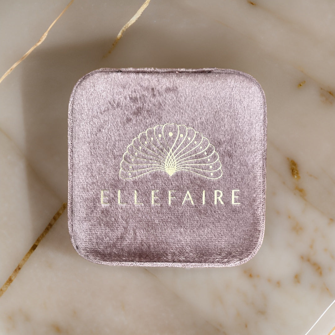 Reise-Schmuckbox Ellefaire in Velvet Dark Rose