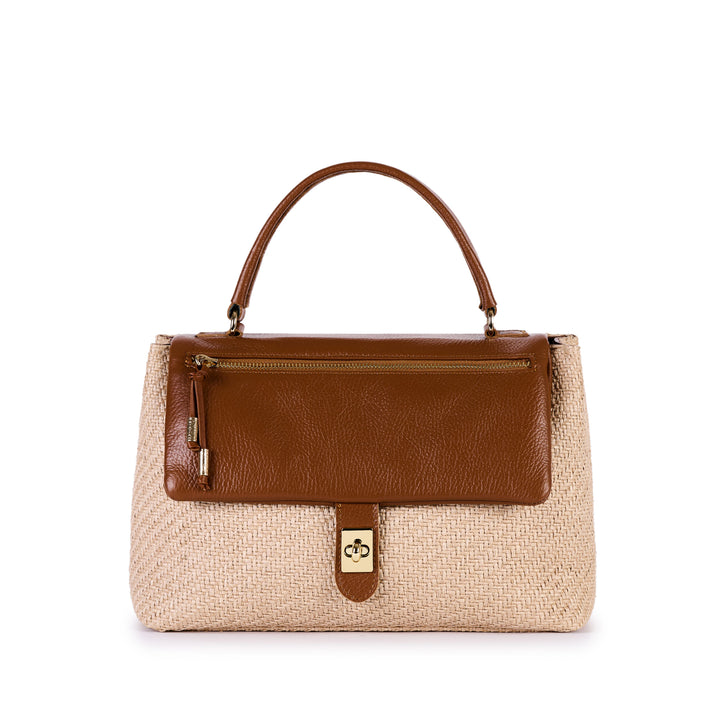 Isla Raffia Natural Brown