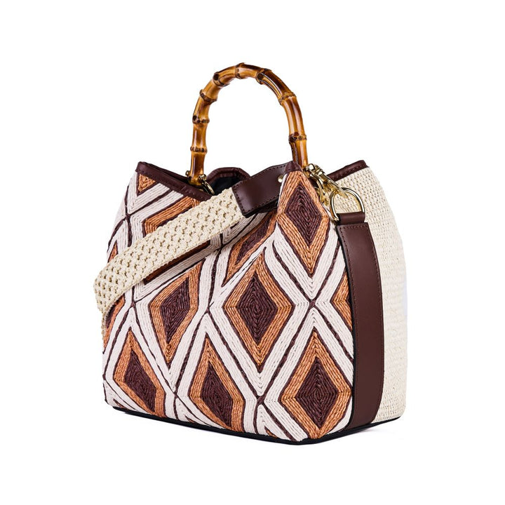Cayos Diamond Handtasche Bianco