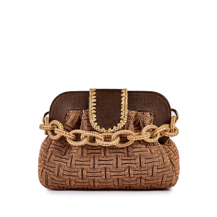 Dea Knit Handtasche Marrone