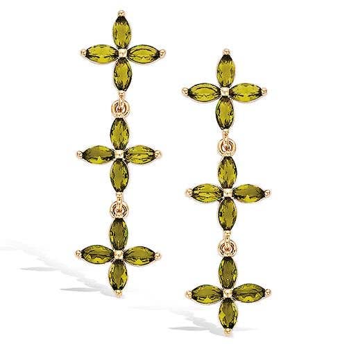 Vega Peridot Earrings