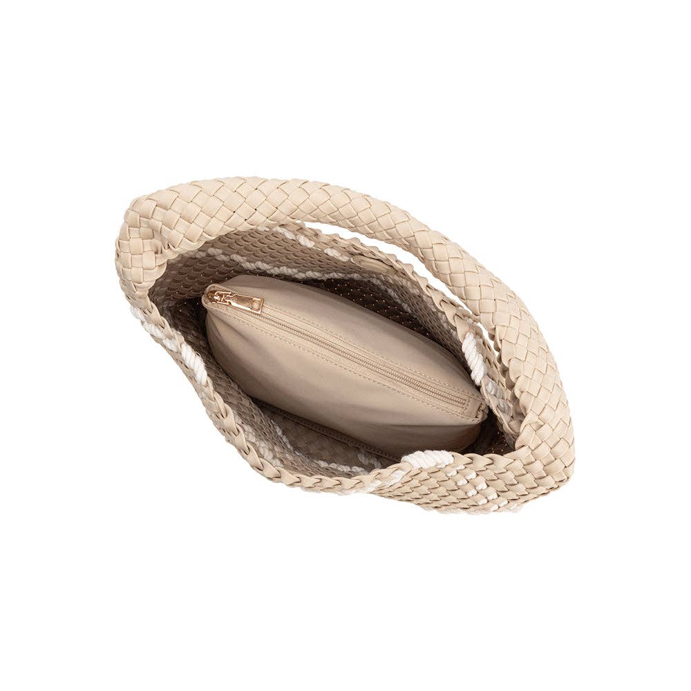 Melie Bianco Johanna Almond Nylon Schultertasche