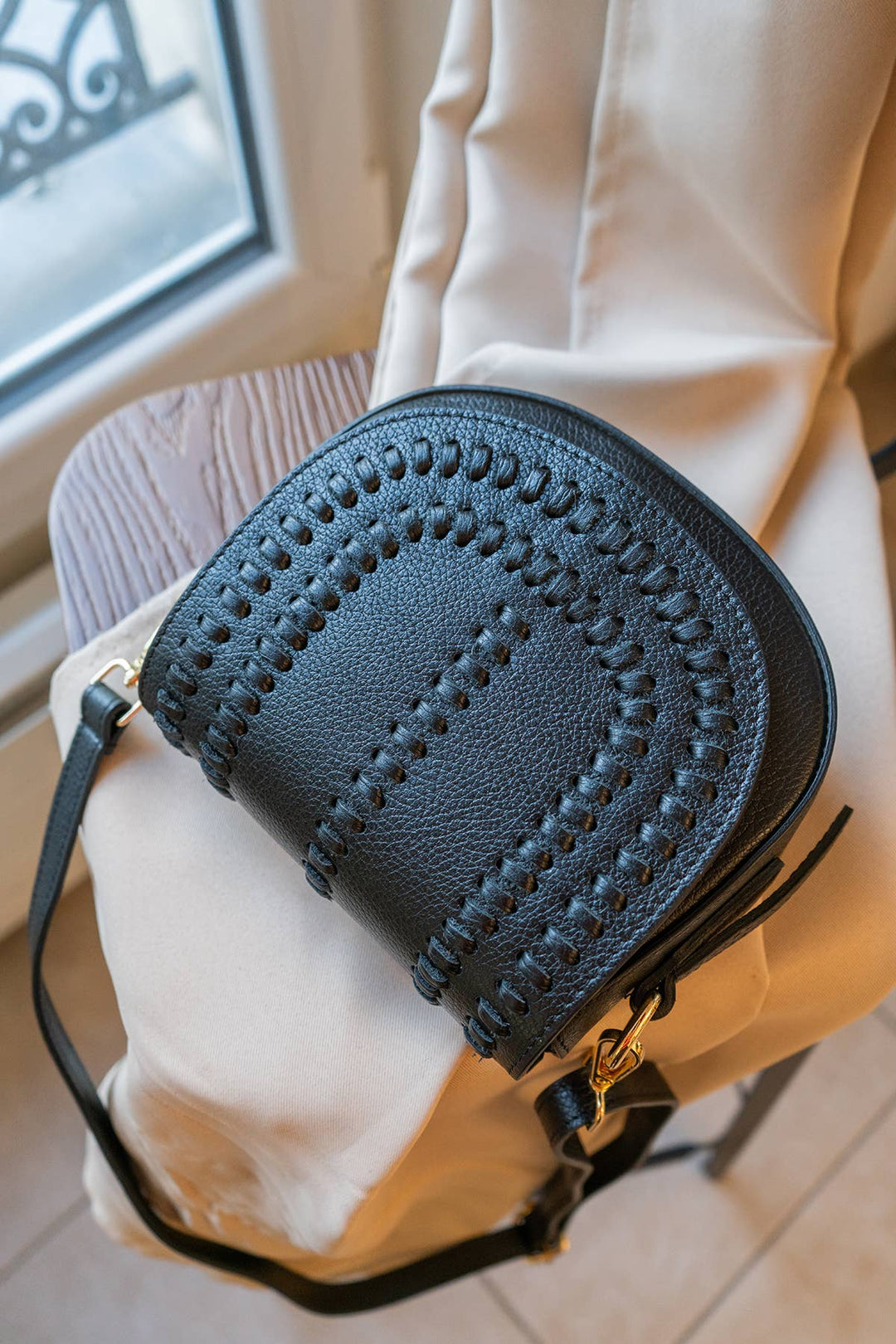 Ledertasche Tatiana Schwarz