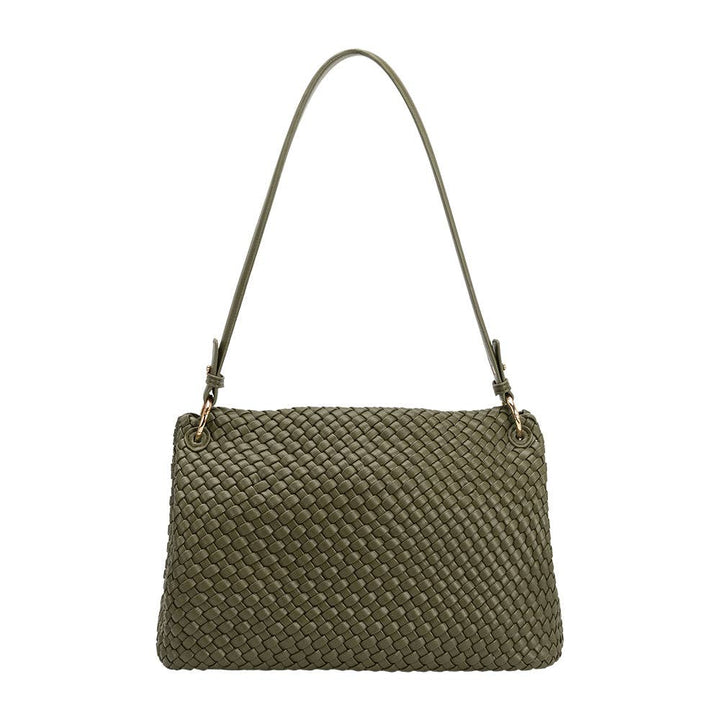 Melie Bianco  Natalia Olive recycelte vegane Schultertasche