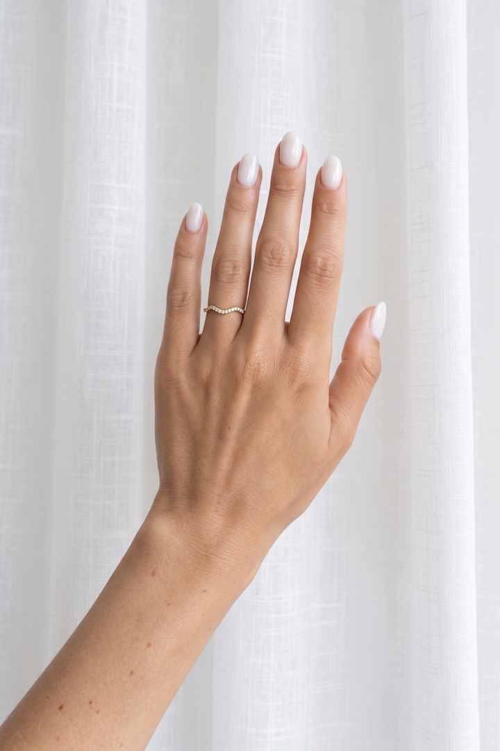 Pavé-Wave Ring
