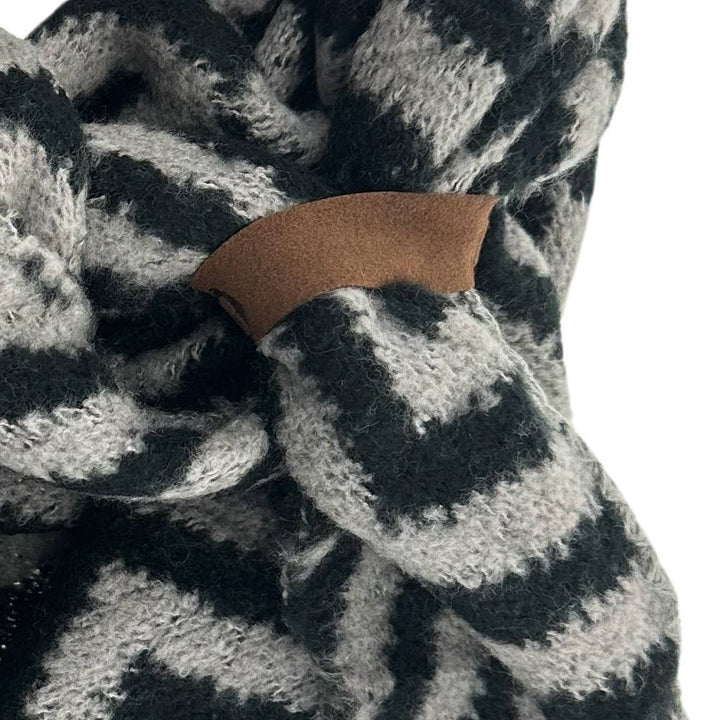 Schal Nina Arctic Schwarz-Grau