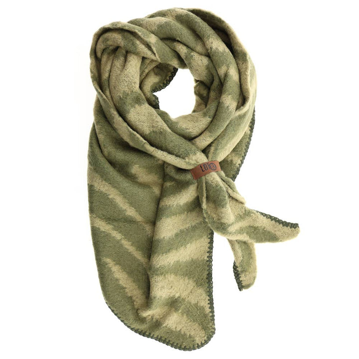 Schal Nina Zebra Khaki