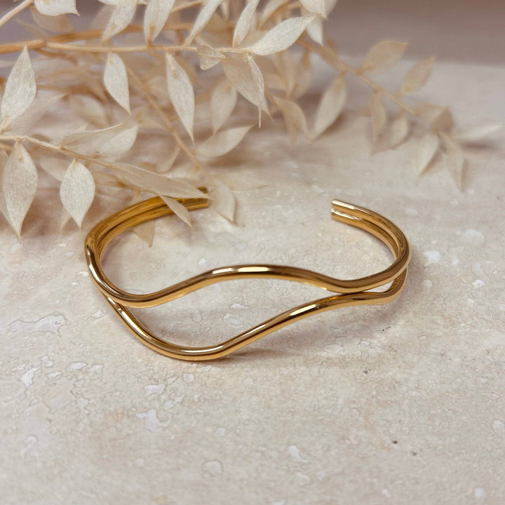 Jana goldenes Abstraktes Armband