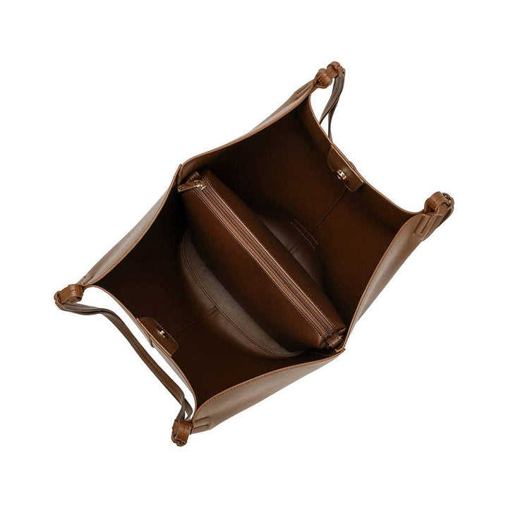 Lydia Saddle recycelte vegane Schultertasche